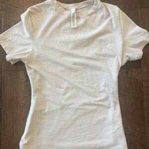 SKIMS Cream Short Sleeve Tee